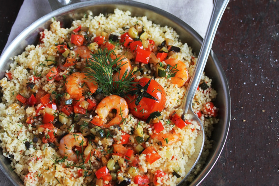 Food Fotografie - Couscous Gemüse