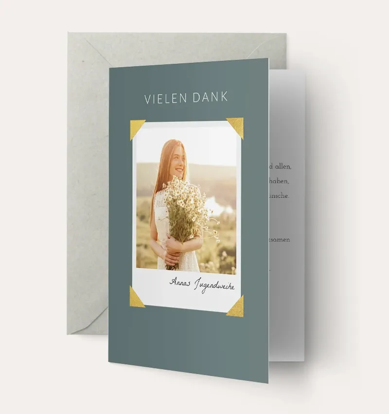 Dankeskarten Jugendweihe