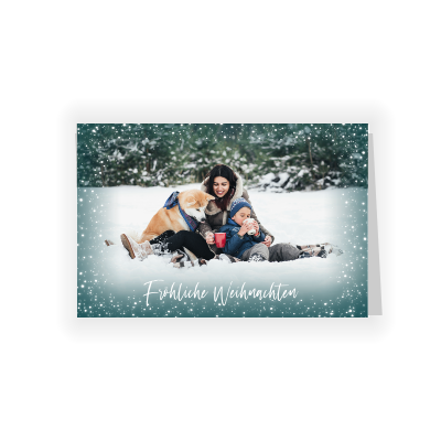 Funkelnde Weihnachtsgrüße